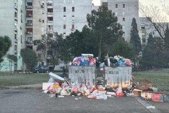 (FOTO) Podgorica i dalje zatrpana smećem: Rješenje problema ni na vidiku