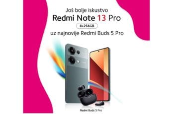 Telekom: Uz kupovinu Redmi modela telefona poklanjamo najnovije Redmi Buds 5 (Pro) bluetooth slušalice! Telekom: Uz kupovinu Redmi modela telefona poklanjamo najnovije Redmi Buds 5 (Pro) bluetooth slušalice!