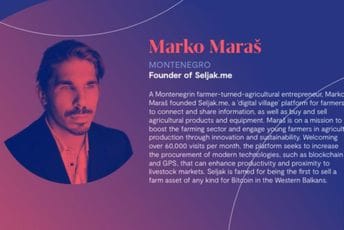 Marko Maraš predstavljaće Crnu Goru među 40 mladih lidera organizacije Prijatelji Evrope Marko Maraš predstavljaće Crnu Goru među 40 mladih lidera organizacije Prijatelji Evrope