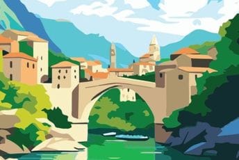 Filozofski fakultet iz Mostara s plakata uklonio džamije Filozofski fakultet iz Mostara s plakata uklonio džamije