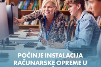 Počela instalacija računarske opreme u srednjim školama u Podgorici Počela instalacija računarske opreme u srednjim školama u Podgorici