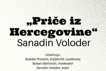 Na Cetinju u četvrtak promocija knjige "Priče iz Hercegovine" Sanadina Volodera Na Cetinju u četvrtak promocija knjige "Priče iz Hercegovine" Sanadina Volodera
