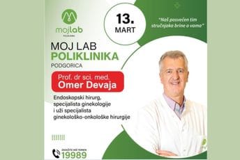 Dijagnostičke i hiruške procedure koje ženama spašavaju živote: Omer Devaja 13. marta u Poliklinici Moj Lab