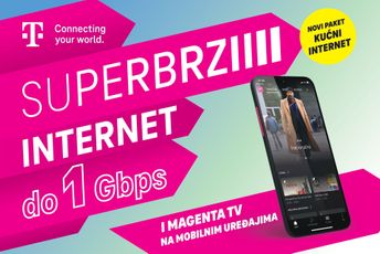 Brže, bolje i više uz Telekom kućni internet: Gigabitne brzine i besplatan pristup Magenta TV mobilnoj aplikaciji