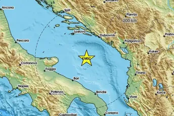 Snažan zemljotres u Jadranu, osjetio se i u našoj državi Snažan zemljotres u Jadranu, osjetio se i u našoj državi