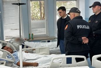 Šaranović posjetio napadnutog policajca: Policijski službenici svakodnevno suočeni sa rizicima