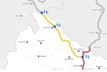 Objavljen Javni poziv za izradu idejnog rješenja brze saobraćajnice Crnča - Pljevlja – Goražde
