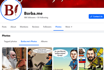 Sramna karikatura portala Borba: Je li Oskar Hitler ili Huter?