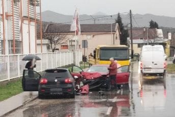 Udes kod Titeksa u Podgorici, ima povrijeđenih