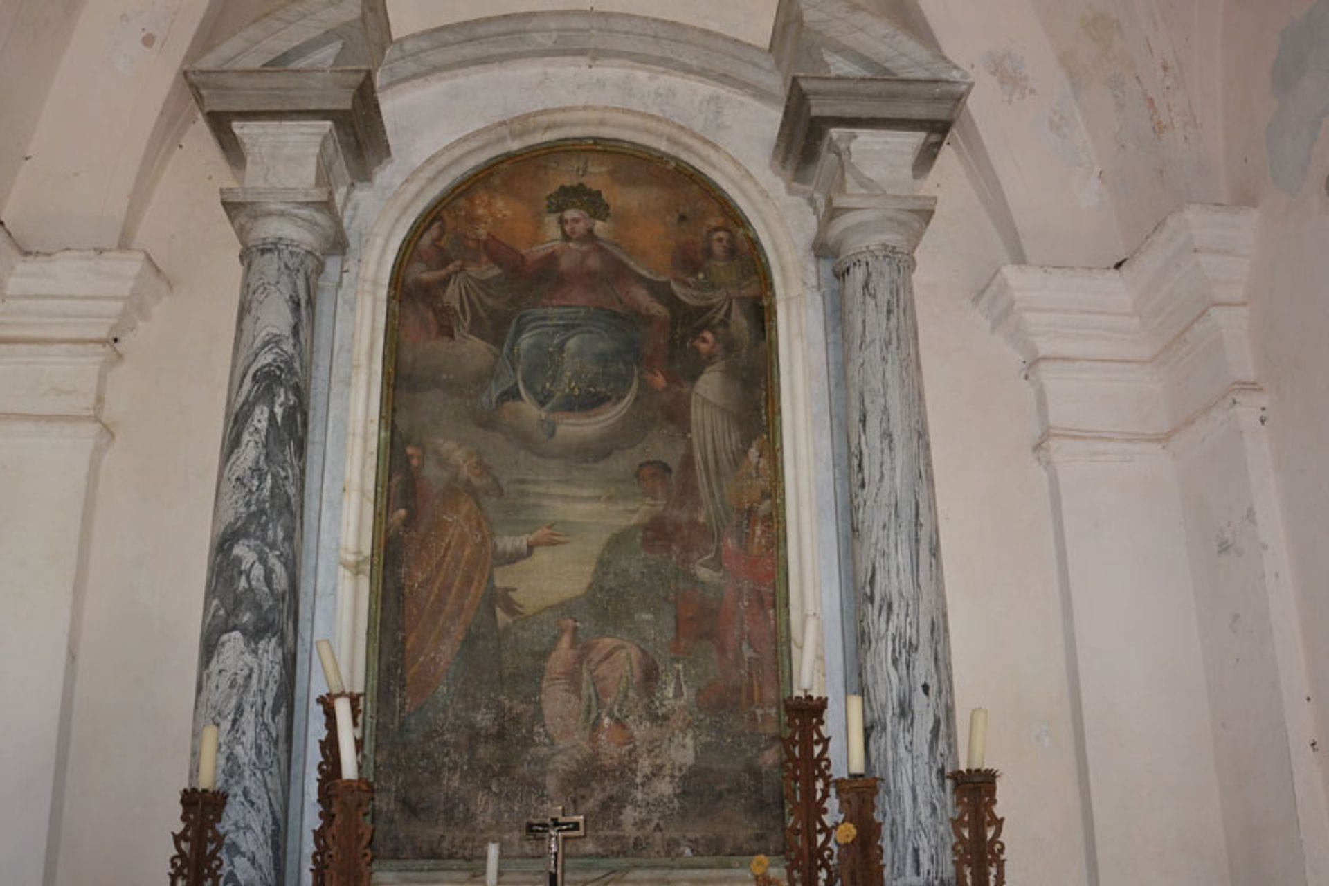 Fotografija 4: Primjer očuvane ambijentalne vrijednosti: Crkva Gospe od Karmena u Prčanju