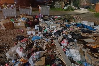 Podgorica: I Drač zatrpan smećem