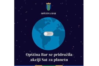 Opština Bar se i ove godine pridružila akciji Sat za planetu Opština Bar se i ove godine pridružila akciji Sat za planetu