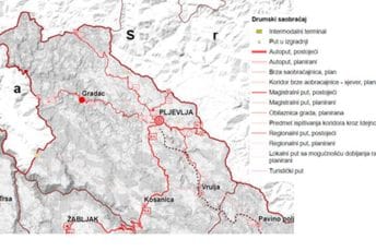 MDUP: Najavljene brze saobraćajnice Crnča-Pljevlja-Goražde će biti MDUP: Najavljene brze saobraćajnice Crnča-Pljevlja-Goražde će biti