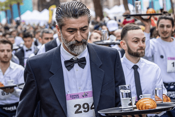 (VIDEO) U Parizu održana trka konobara