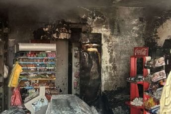 Herceg Novi: Gorjela prodavnica, nastala veća šteta Herceg Novi: Gorjela prodavnica, nastala veća šteta