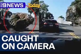 (VIDEO) Zastrašujući snimak zemljotresa na Tajvanu: Stijene se obrušile na automobile