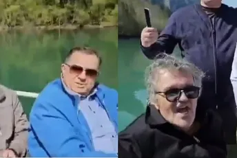 Sramotan čin: Dodik u društvu Kusturice pjevao četničku pjesmu Sramotan čin: Dodik u društvu Kusturice pjevao četničku pjesmu