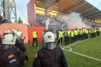 VDT pokrenulo izviđaj, policija radi na identifikaciji navijača koji su pravili nerede na utakmici Dečić - Budućnost