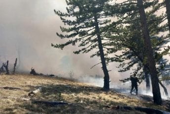 Ugašen požar u NP "Durmitor", odbranjene sve kuće Ugašen požar u NP "Durmitor", odbranjene sve kuće