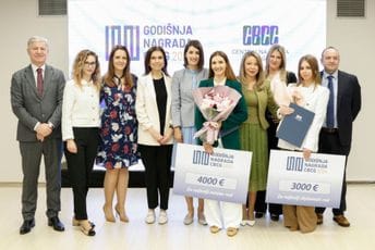 Dodijeljene Godišnje nagrade CBCG: Popović napisala najbolji diplomski rad, Petković master Dodijeljene Godišnje nagrade CBCG: Popović napisala najbolji diplomski rad, Petković master