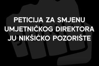 Vrijeme je za borbu protiv diskriminacije: Bunt scena pokrenula peticiju za smjenu umjetničkog direktora Nikšićkog pozorišta