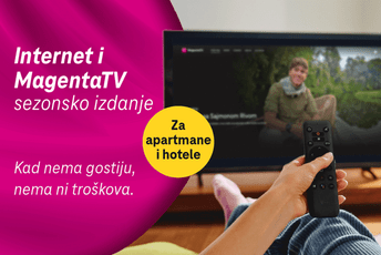 Telekom: Najbolje rješenje za ljeto – Internet i MagentaTV ponuda za hotele i apartmane