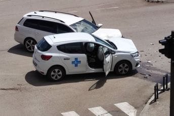 Podgorica: Sudarila se dva vozila kod 'Palade'