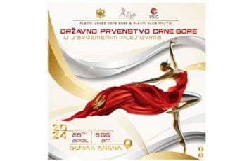 Spektakl u najavi: Državno prvenstvo Crne Gore u savremenim plesovima u nedjelju