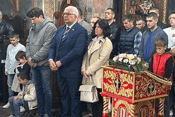 Mandić na vaskršnjoj liturgiji u Manastiru Morača