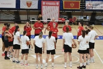 Crnogorske košarkašice od sjutra na okupu