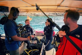 (FOTO) BBC World Travel Show snima sa Laboratorijom za arheologiju pomorstva UCG