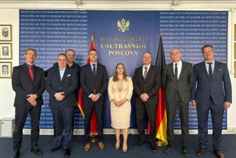 Njemačka donacija graničnoj policiji Crne Gore vrijedna 250.000 eura