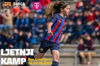Telekom nagrađuje i vodi na dječiji kamp FC Barcelona u Baru! Telekom nagrađuje i vodi na dječiji kamp FC Barcelona u Baru!