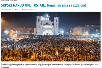 U srijedu protest "slobodoljubivog naroda" ispred Vlade Crne Gore
