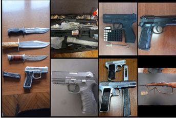 Policija pretresla stanove više osoba u Bijelom Polju: Zaplijenjen arsenal oružja i municije Ilustracija