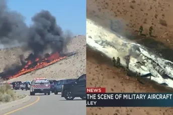 Američki avion F-35 se srušio nakon polijetanja i potpuno izgorio