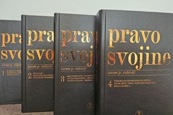 Objavljeno kapitalno izdanje "Pravo svojine” Zorana P. Rašovića: Promocija u četvrtak na Pravnom fakultetu