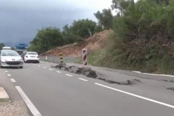 Oštećen dio magistrale u Reževićima, Radović: Najveći problem je što se utvrđuje čija je nadležnost Oštećen dio magistrale u Reževićima, Radović: Najveći problem je što se utvrđuje čija je nadležnost