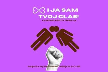 "I ja sam tvoj glas": Protest protiv nasilja 16. juna u Podgorici, poručuju da neće pristati na blage kazne silovateljima "I ja sam tvoj glas": Protest protiv nasilja 16. juna u Podgorici, poručuju da neće pristati na blage kazne silovateljima