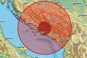 Zemljotres u BiH, epicentar kod Mostara