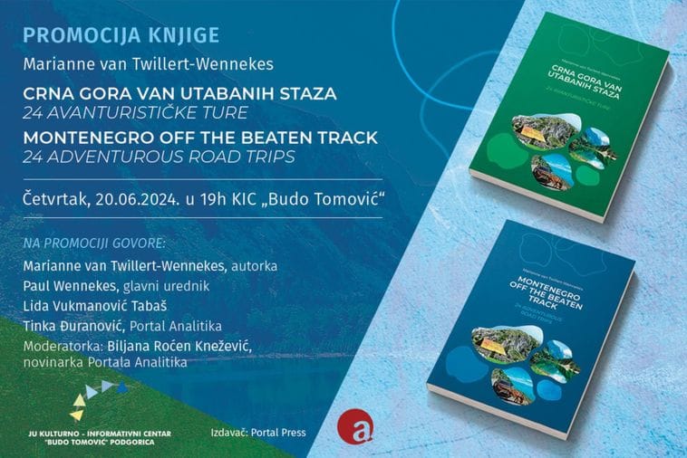 Crna Gora van utabanih staza: Putopisni vodiči Marianne van Twillert-Wennekes pred podgoričkom publikom