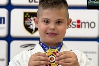 Hrvatska: Dječak s Daunovim sindromom osvojio srebrnu medalju na prestižnom takmičenju u džudou Hrvatska: Dječak s Daunovim sindromom osvojio srebrnu medalju na prestižnom takmičenju u džudou