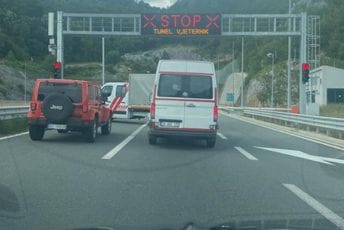 Autoput: Nesreća u tunelu, poginula jedna osoba