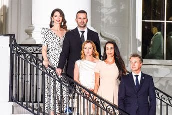 Milojko Spajić sa suprugom Milenom na prijemu u Bijeloj kući Milojko Spajić sa suprugom Milenom na prijemu u Bijeloj kući