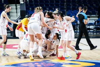 Kakav povratak: Mlade košarkašice bile na minus 18, preokrenule i izborile opstanak u "A" diviziji Kakav povratak: Mlade košarkašice bile na minus 18, preokrenule i izborile opstanak u "A" diviziji