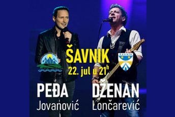 TO Šavnik: Koncert Peđe Jovanovića i Dženana Lončarevića TO Šavnik: Koncert Peđe Jovanovića i Dženana Lončarevića