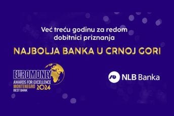 NLB Banka treću godinu za redom dobitnik Euromoney nagrade za najbolju banku u Crnoj Gori NLB Banka treću godinu za redom dobitnik Euromoney nagrade za najbolju banku u Crnoj Gori