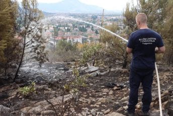 Blečić: Požar na Gorici trenutno lokalizovan, ali vjetar može opet da ga raspiri