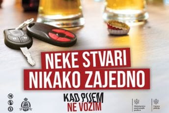 Uprava policije: Počinje kampanja „Kad pijem ne vozim“, poseban fokus na mladim vozačima Uprava policije: Počinje kampanja „Kad pijem ne vozim“, poseban fokus na mladim vozačima