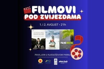 "Filmovi pod zvijezdama" u Njegoševom parku "Filmovi pod zvijezdama" u Njegoševom parku